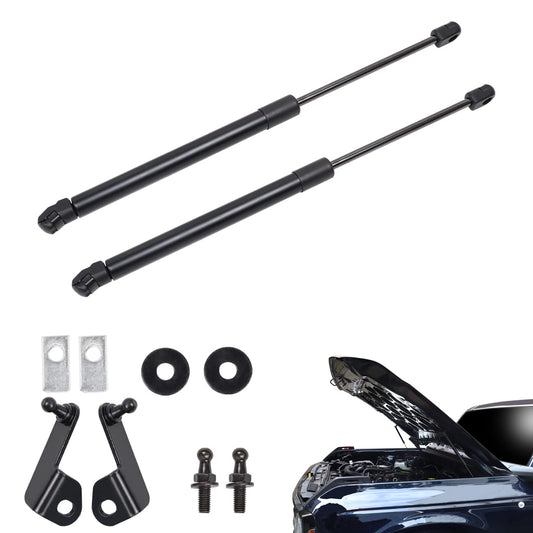 HIBRONGO Hood Lift Support Kit Compatible with 2021 2022 Ford Bronco 4Door 2Door Accessories Gas Struts Shocks Rod Quick Lift System